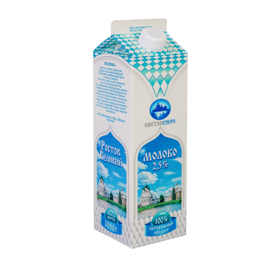 Молоко м.д.ж.2,5% ГОСТ 31450-2013 